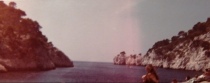 Il mare di Cassis, verso Marsiglia (foto del 1972)